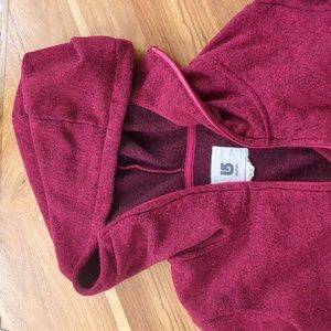 Cozy long Burton zip up hoodie